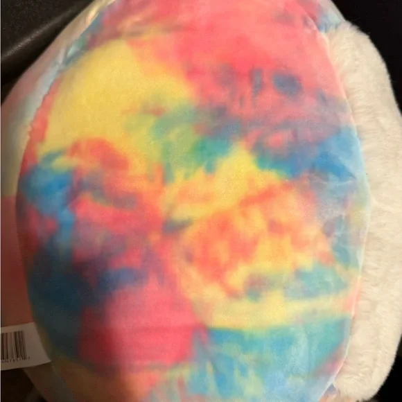 Squishmallows 16” Tie Dye Rainbow Plush Large Soft Stuffed Animal Pillow - Picture 5 of 7